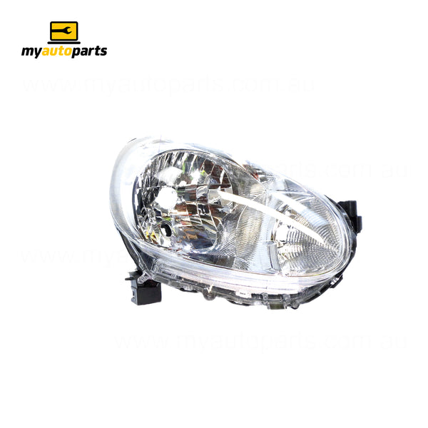 Halogen Head Lamp Drivers Side Genuine Suits Nissan Micra K13 2010 to 2013