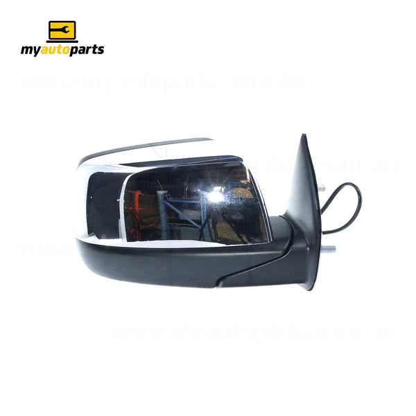 Chrome Door Mirror Electric Adjust Drivers Side Genuine Suits Ford Ranger PJ 2006 to 2009