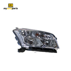 Halogen Manual Adjust Head Lamp Drivers Side Genuine Suits Holden Trax TJ 2013 to 2021