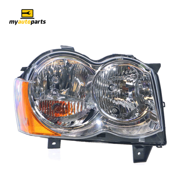 Halogen Head Lamp Drivers Side Genuine Suits Jeep Grand Cherokee WH 2005 to 2011