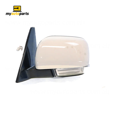 Door Mirror With Indicator Passenger Side Genuine suits Mitsubishi Pajero 2008 to 2014