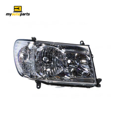 Head Lamp Drivers Side Genuine Suits Toyota Landcruiser 100 Series 2005 to 2007