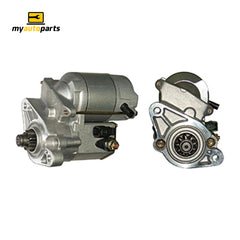 Starter Motor Denso Type Aftermarket suits Toyota Prado, Hilux or 4 Runner / Surf 1989 to 2005 -12V, 1.4Kw, 9 Teeth