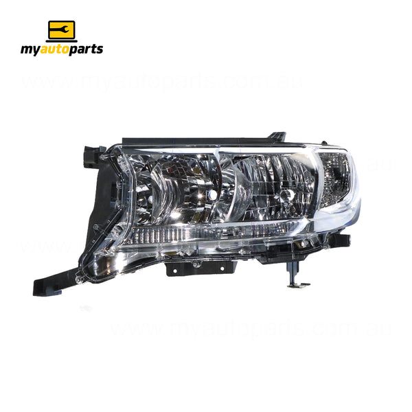 Halogen Head Lamp Passenger Side Genuine Suits Toyota Landcruiser GX VDJ200 2015 to 2021