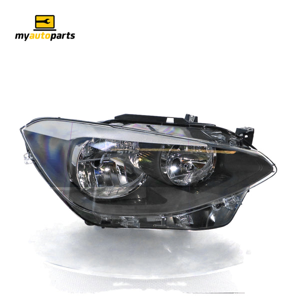 Halogen Manual Adjust Head Lamp Drivers Side Certified Suits BMW 1 Series F20 2011 to 2016