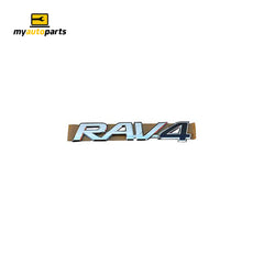 Tail Gate Emblem Genuine suits Toyota RAV4
