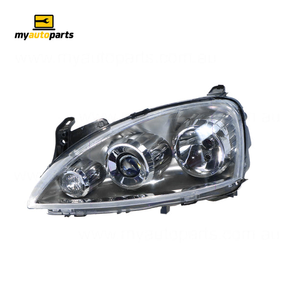 Head Lamp Passenger Side Certified Suits Holden Barina SRi XC 2001 to 2005