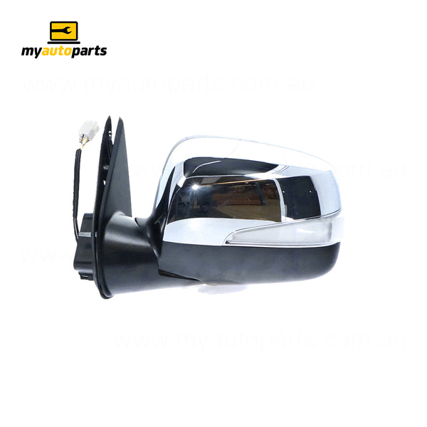 Chrome Door Mirror Electric Adjust with Indicator Passenger Side Genuine suits Holden Rodeo & Isuzu D-Max