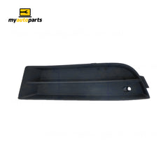 Front Bar Grille Passenger Side Genuine Suits Holden Cruze JG 5/2009 to 3/2011