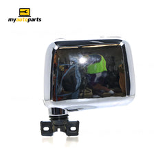 Chrome Door Mirror Passenger Side Aftermarket Suits Holden Rodeo TF 1988 to 2003