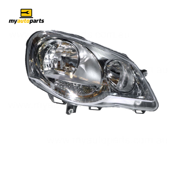Halogen Head Lamp Drivers Side Certified Suits Volkswagen Polo 9N 2005 to 2010