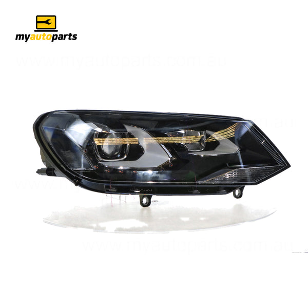Xenon Head Lamp Driver Side Genuine Suits Volkswagen Touareg 7P 7/2011 to 7/2015