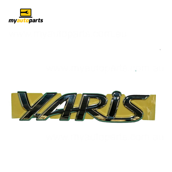 Tail Gate Emblem Genuine suits Toyota Yaris