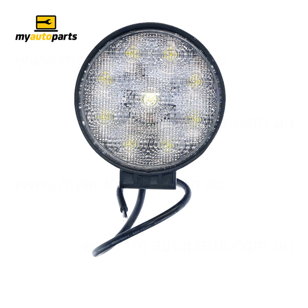 Round Flood LED Worklamp, 27W, 10-30V, 1450 Lumen