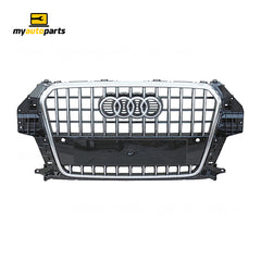 Black Grille Genuine Sensor Mount Suits Audi Q3 8U 2012 to 2014