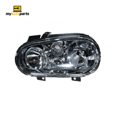 Halogen Electric Adjust Head Lamp Passenger Side Certified Suits Volkswagen Golf 1J 1998 to 2004
