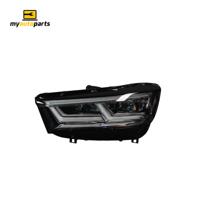 LED Head Lamp Passenger Side Genuine Suits Audi Q5 FY 2017 to 2021