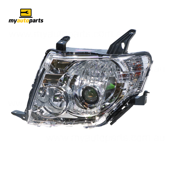 Xenon Head Lamp Passenger Side Genuine Suits Mitsubishi Pajero Exceed NT 2009 to 2011