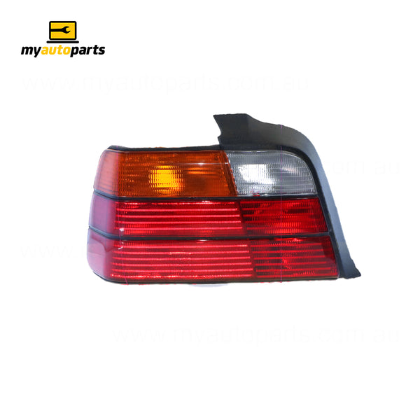 Black Red/Amber/Clear Tail Lamp Passenger Side Certified Suits BMW 3 Series E36 1991 to 1996