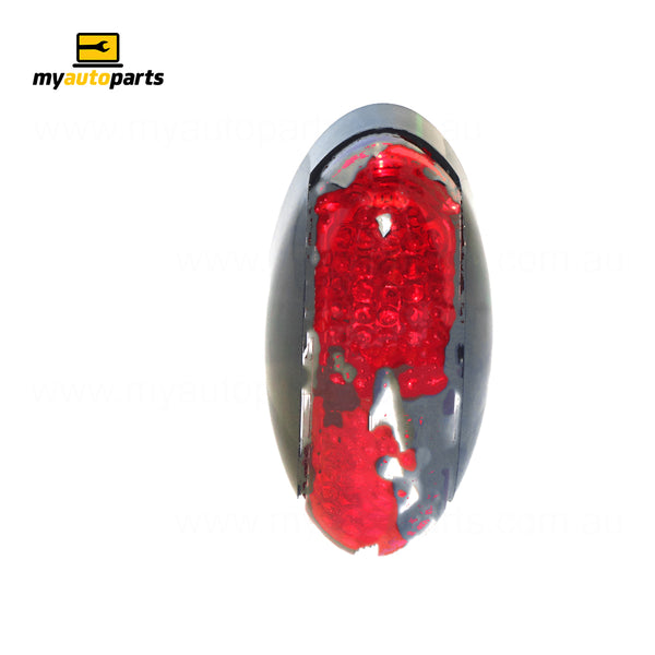 Red Rear Oval LED Marker Light 10-30V