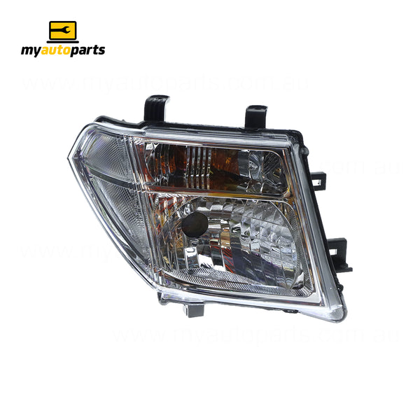 Head Lamp Drivers Side Certified Suits Nissan Navara D40 2008 to 2015