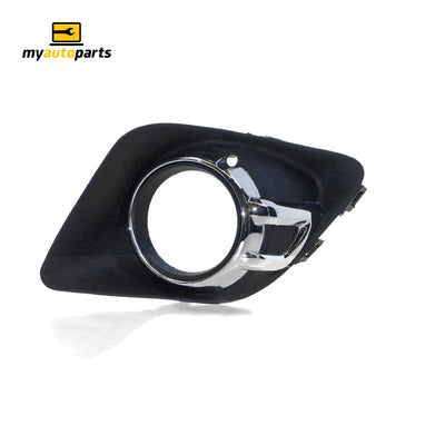 Chrome Front Bar Grille With Fog Light Mount Drivers Side Aftermarket Suits Mitsubishi ASX XA 7/2010 to 9/2012