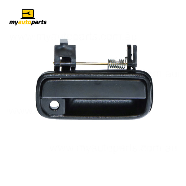 Black Front Door Outer Handle Driver Side Aftermarket suits Toyota Hilux 140/150/160/170 Series 1997 to 2005