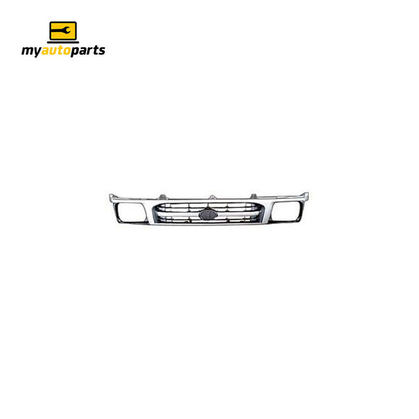 Silver Grille Aftermarket suits Toyota Hilux 10/1997 to 10/2001
