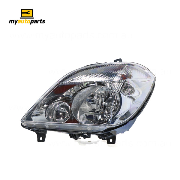 Head Lamp Passenger Side OES Suits Mercedes-Benz Sprinter Fitted Without Fog Lights 2006 to 2013