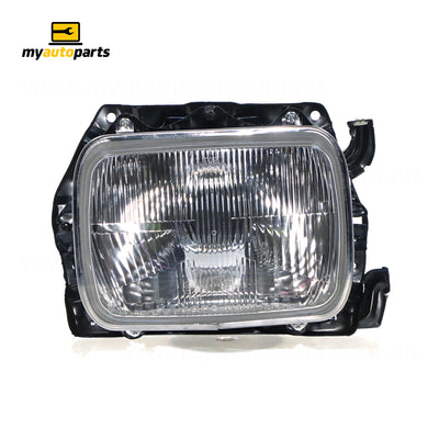 Halogen Manual Adjust Head Lamp Passenger Side Aftermarket Suits Holden Rodeo TF 1988 to 2003