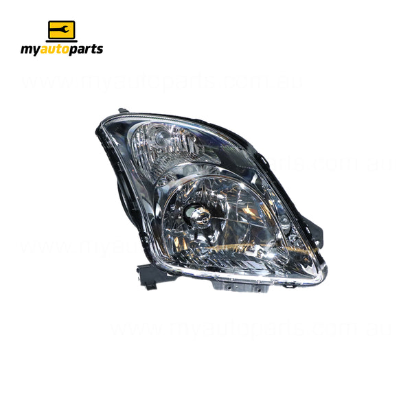 Halogen Head Lamp Drivers Side Certified Suits Suzuki Swift RS415 2005 to 2010