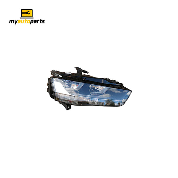 Halogen Head Lamp Drivers Side OES Suits Audi A4 B8 2012 to 2015