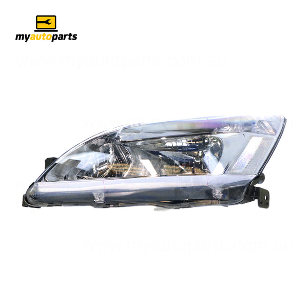 Head Lamp Passenger Side Aftermarket Suits Honda Accord CM 11/2002 to 5/2006