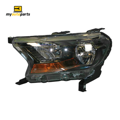 Halogen Head Lamp Passenger Side Genuine Suits Ford Ranger PX 2018 On