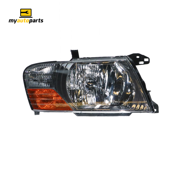 Head Lamp Drivers Side Genuine Suits Mitsubishi Pajero NP 2002 to 2006