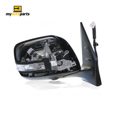 Door Mirror, Electric Folding with Camera, Drivers Side Genuine suits Toyota Landcruiser 200 Series Sahara 2007 to 2015