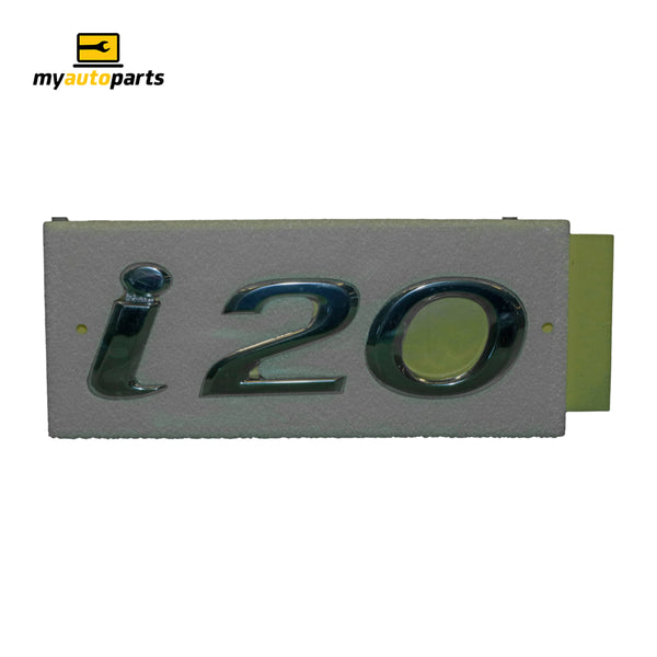 Tail Gate Emblem Genuine Suits Hyundai i20 PB 2010 to 2015