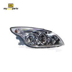 Head Lamp Drivers Side Genuine Suits Hyundai i30 FD 5 Door 8/2007 to 12/2007