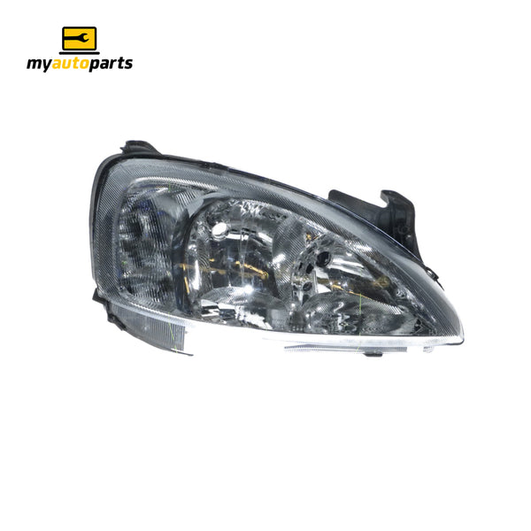 Head Lamp Drivers Side Certified Suits Holden Barina SXi XC 2001 to 2005