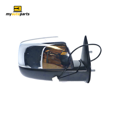 Chrome Door Mirror Electric Adjust Drivers Side Genuine suits Ford Ranger & Mazda BT-50