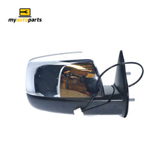 Chrome Door Mirror Electric Adjust Drivers Side Genuine suits Ford Ranger & Mazda BT-50
