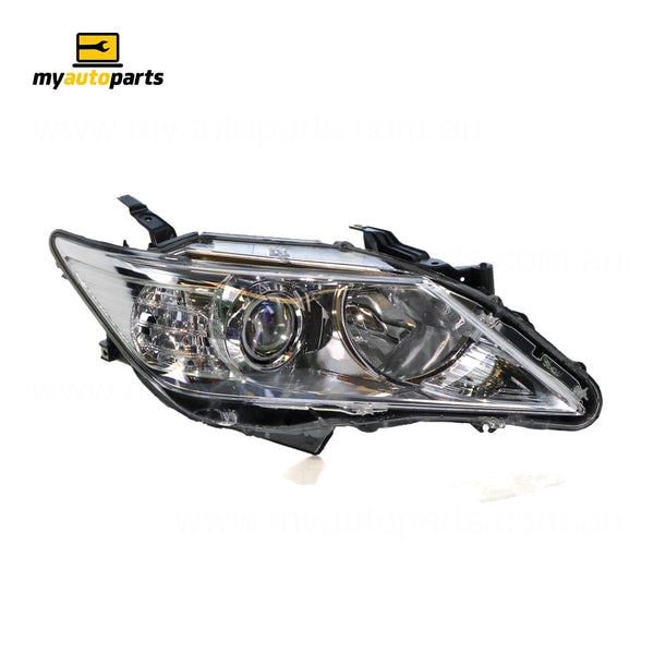 Halogen Head Lamp Drivers Side Genuine Suits Toyota Aurion GSV50R 2012 to 2017