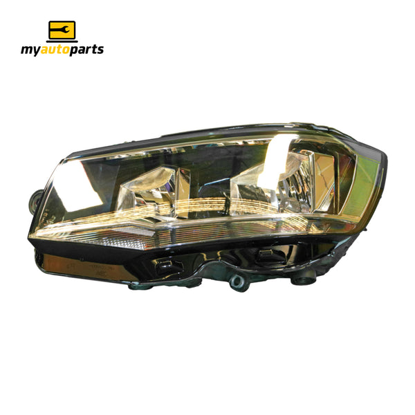 Halogen Head Lamp Passenger Side Genuine Suits Volkswagen Multivan T6 2015 to 2021