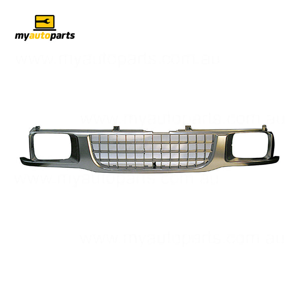 Silver Grille Aftermarket Suits Holden Rodeo TF 2/1993 to 10/1995