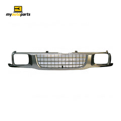 Silver Grille Aftermarket Suits Holden Rodeo TF 2/1993 to 10/1995