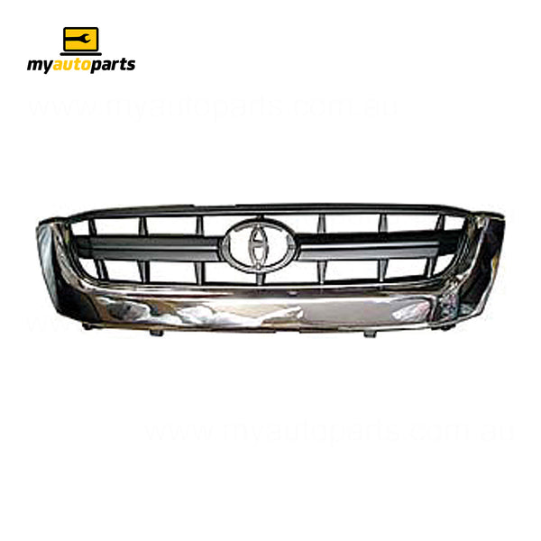 Chrome Grille Aftermarket suits Toyota Hilux 2WD 11/2001 to 2/2005