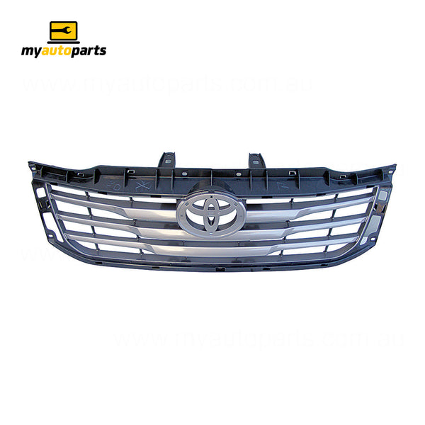 Black Grille Genuine suits Toyota Hilux 7/2011 to 4/2015