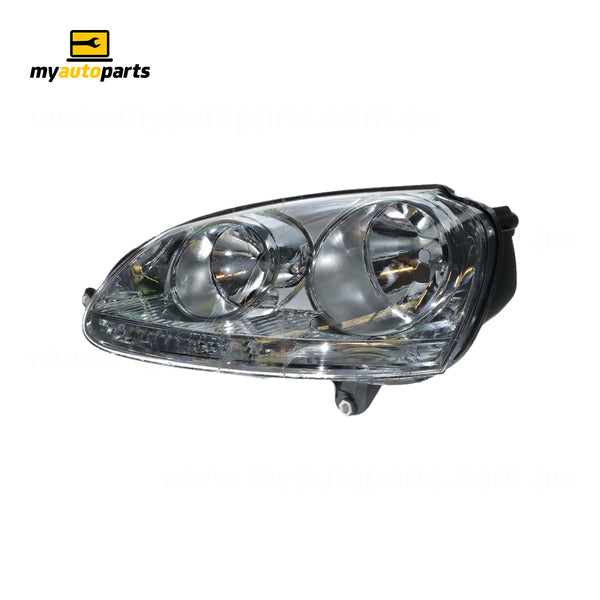 Chrome Head Lamp Passenger Side Certified suits Volkswagen Golf/Jetta 2004 to 2011