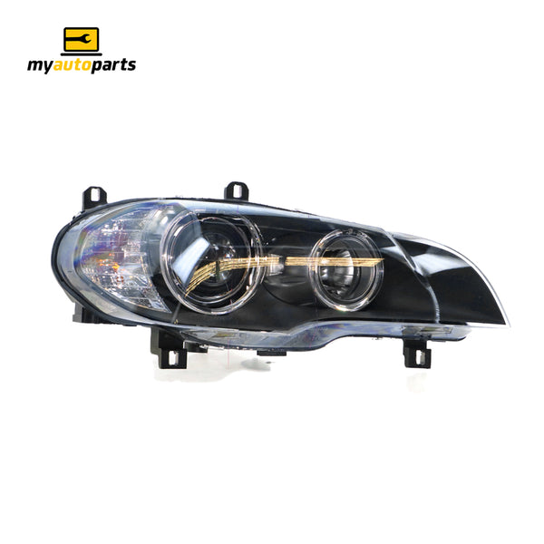 Halogen Head Lamp Drivers Side Genuine Suits BMW X5 E70 3/2007 to 10/2013