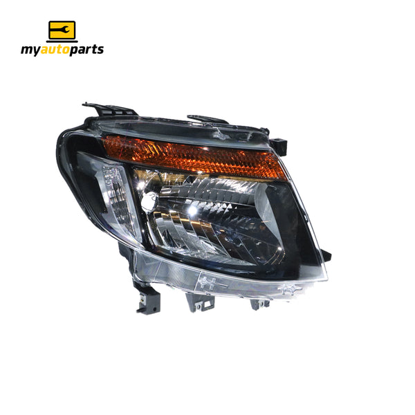 Halogen Head Lamp Drivers Side Genuine Suits Ford Ranger PX 2011 to 2015